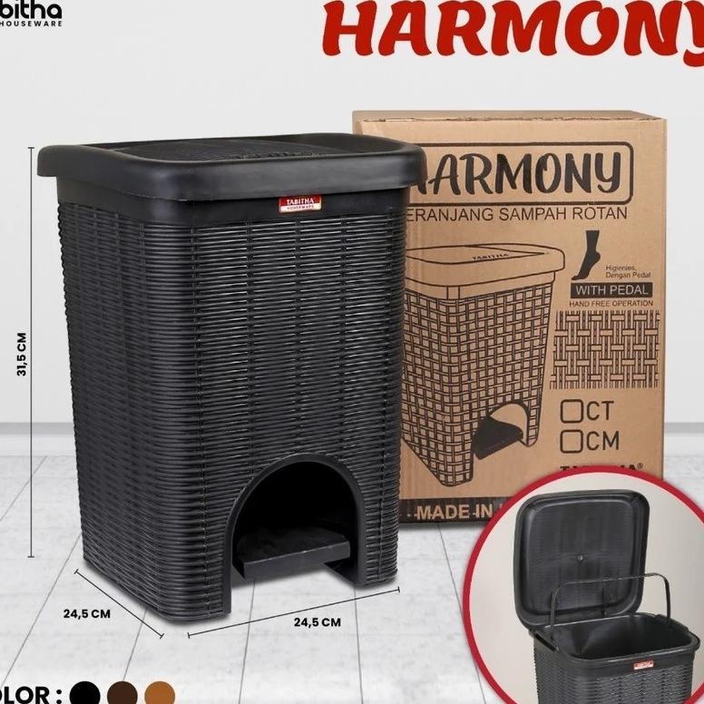 Tempat Sampah 10 Liter / Tempat Samah Injak / Tong Sampah Injak Harmony