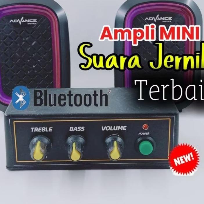 New Ampli Mini 5Volt Volume-Bass-Treble Buat Miniatur Mantap