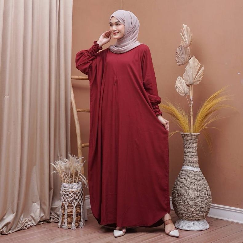 new product kaftan polos terlaris kekinian kaftan rayon premium best seller kaftan busui murah kafta