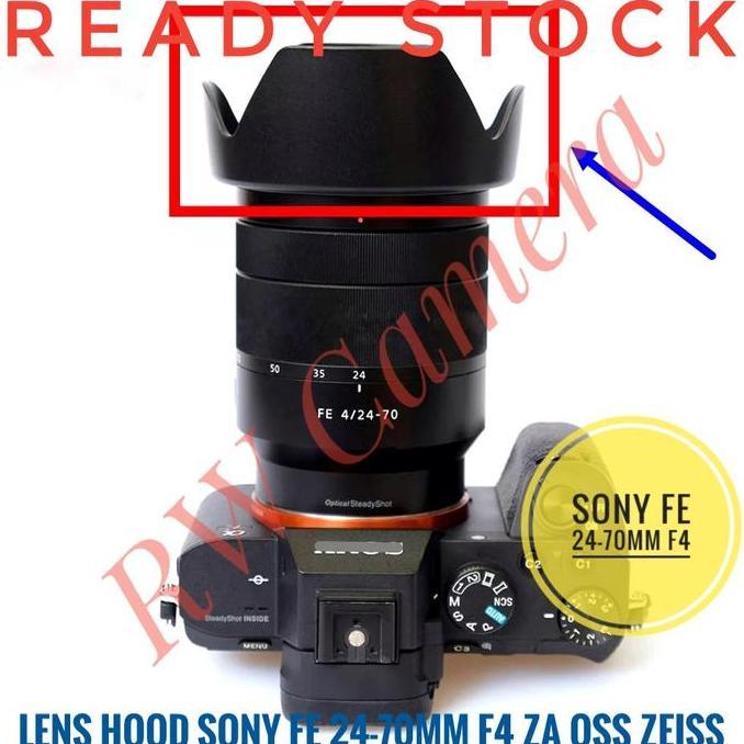 Produk Asli Sh130 Hood Lensa Sony 24-70Mm F4 Za Oss Lens 24-70 Mm Zeiss