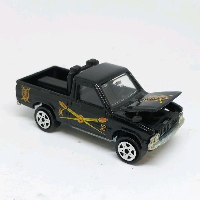 MAJORETTE 4X4 44 TOYOTA PICKUP PICK-UP HILUX HITAM LOOSE DIECAST 1/56 (S)