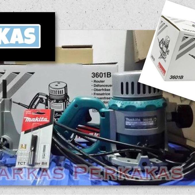 Paket Makita Mesin Profil Kayu 3601B - Router Trimmer 3601 B Makita