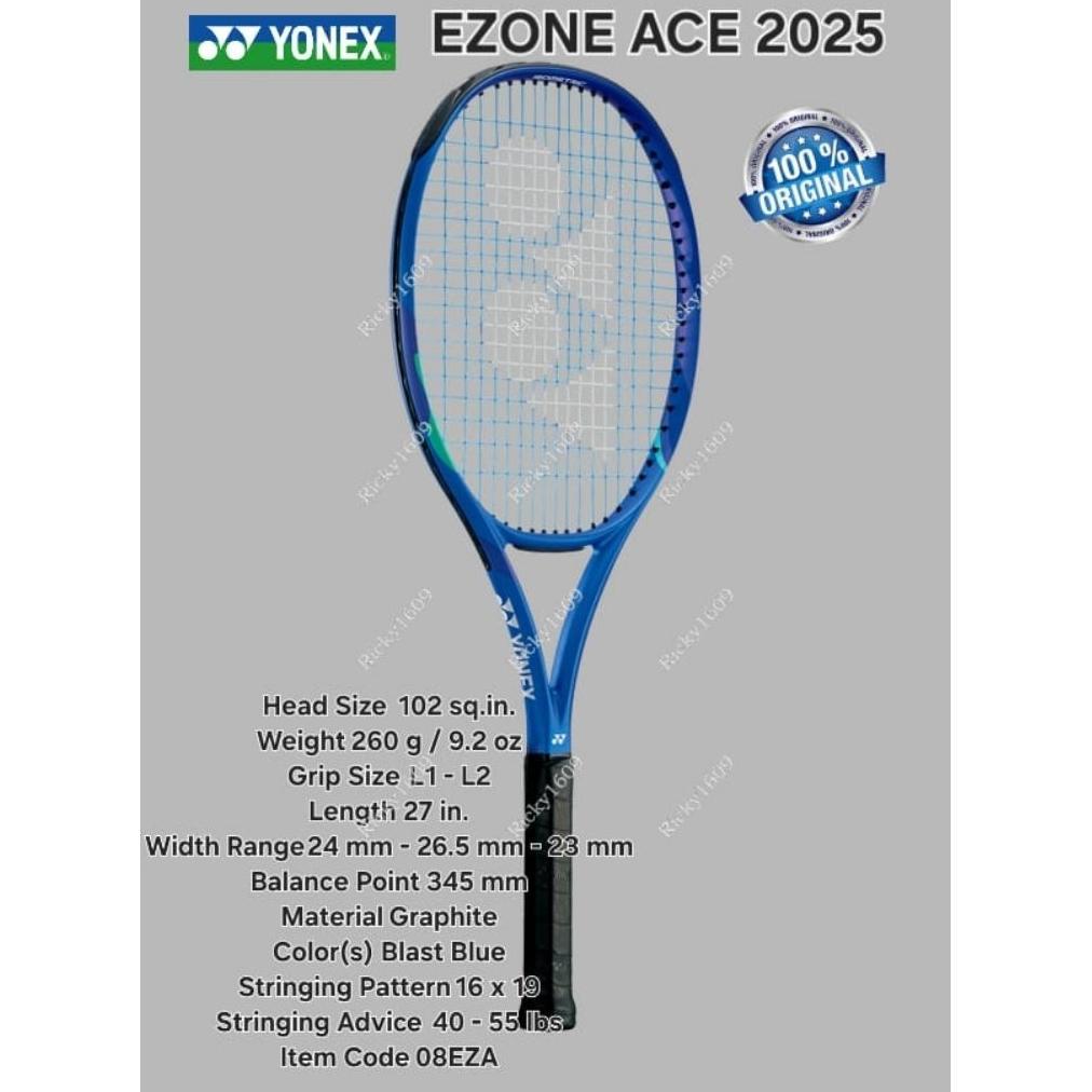 big promo raket tenis yonex ezone ace blast blue 2025 (102 in / 260 g) raket yonex ezone ace blast b