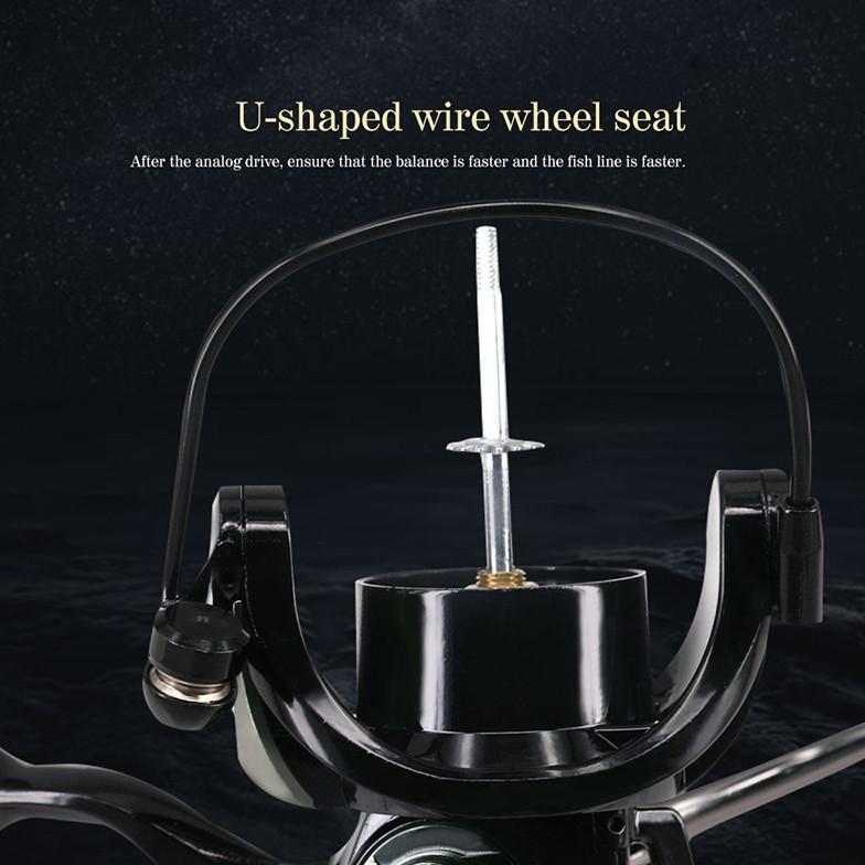 hot sale reel pancing deukio reel spinning saltwater ac2000-7000 fishing reel 12kg max drag 5.2:1 sp