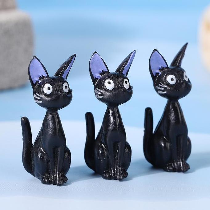 JIJI kiki's delivery service cat kiki jiji firgure pajangan dekorasi resin rumah zakka murah
