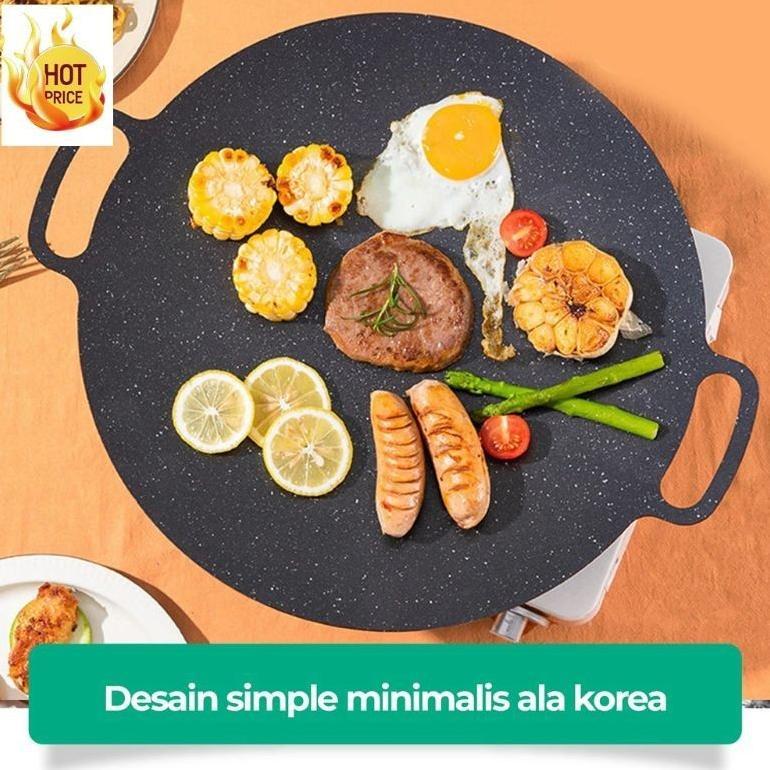 NEW PRODUCT Smart Tool Wajan Panggangan BBQ Grill Pan Korean Wajan Bulat Anti Lengket Serbaguna