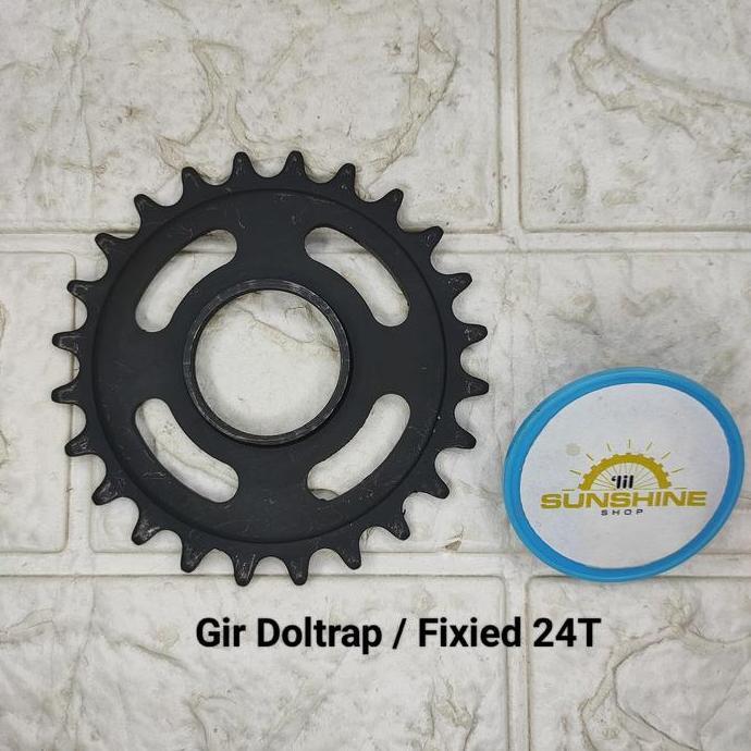 Gir Gear Cog Doltrap Torpedo Drat Ulir Sepeda FIXIE 12T 14T 16T 18T 20T 22T 24T Dan Pengunci Lock Fi