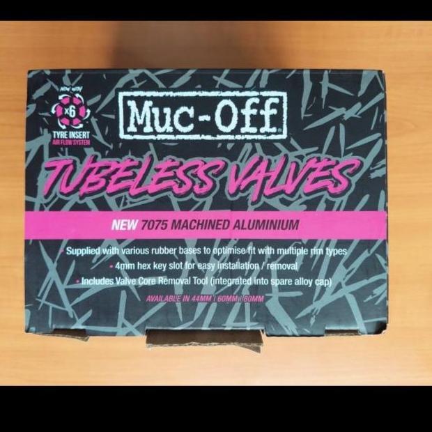 Muc Off Pentil Valve Tubeless Presta 80Mm 60Mm Tubeless Valve