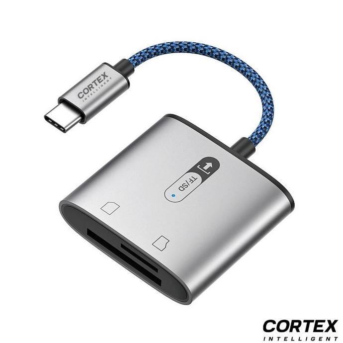 Murah Cortex Intelligent - Mh367 Card Reader Type C To Sd & Micro Sd 2In1 Tf Card