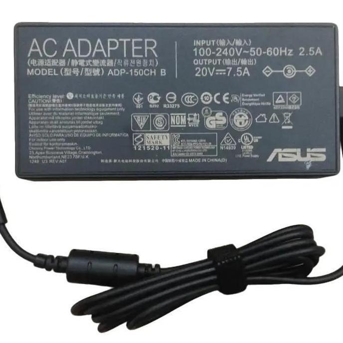 Grosir Adaptor Charger Laptop Asus Tuf Gaming A15 F15 A18-150P1A / Adp-150Ch B 20V 7.5A 150W Rog Str