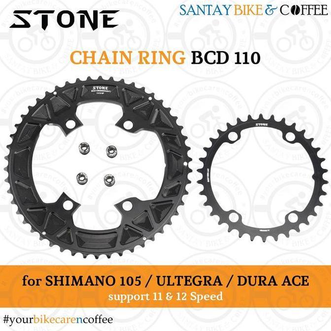 Stone Chainring Bcd 110 For Shimano 105 R7100 Ut R8100 Da R9200