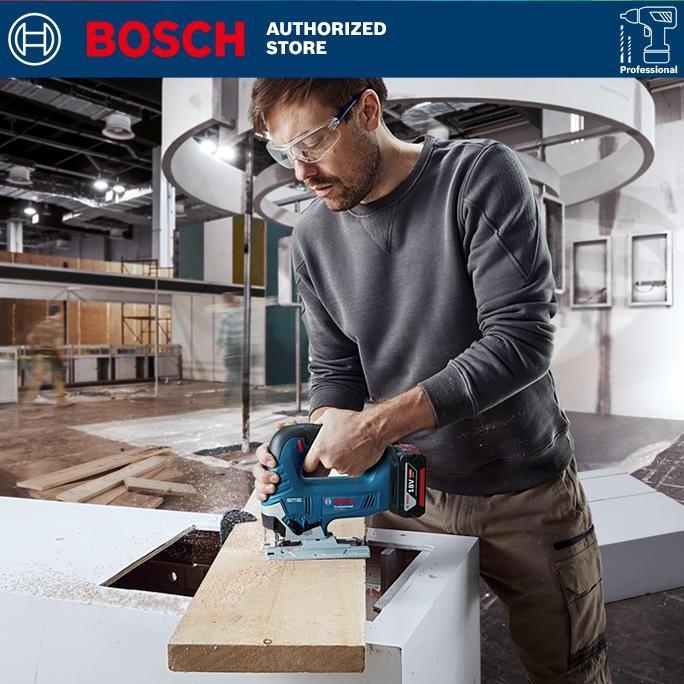 Bosch Brushless Jigsaw / Jigsaw Baterai 18 Volt Gst 185-Li (Unit Only)