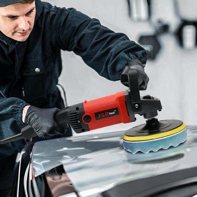 Jld Mesin Poles 7" Angle Polisher Mesin Poles Tangan Polisher Mobil Motor 6 Various Speed Heavy Duty
