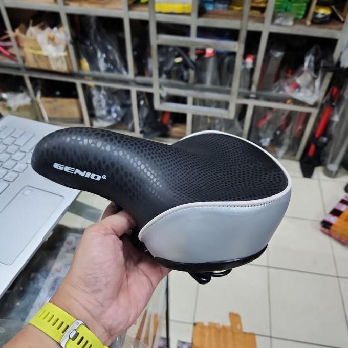Saddle Sepeda Mini Per / Sadel Motor Listrik Genio Sd 3404 Bigblack