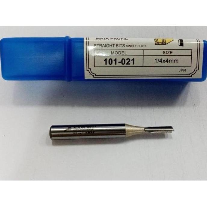 Solid 101-021 Mata Router / Profil Lurus / Straight Bit 4mm 4 mm