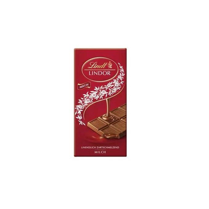 Lindt Lindor Milchschokolade 100gr | Lindor Milk Bar Chocolate