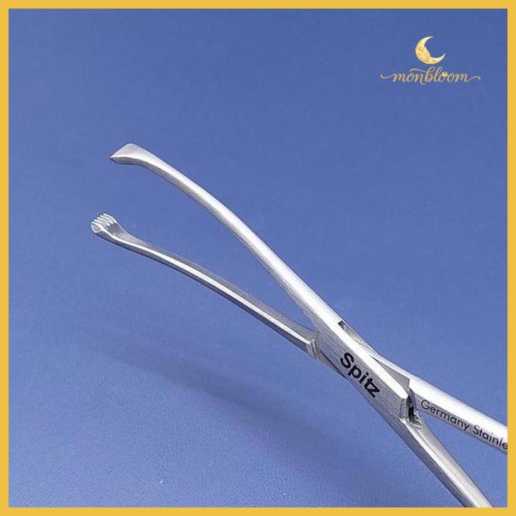( KESEHATAN ) - ALAT MEDIS WHITE TONSIL GRASPING FORCEP 18CM - SPITZ - HOSPITAL RUMAH SAKIT LABORATO