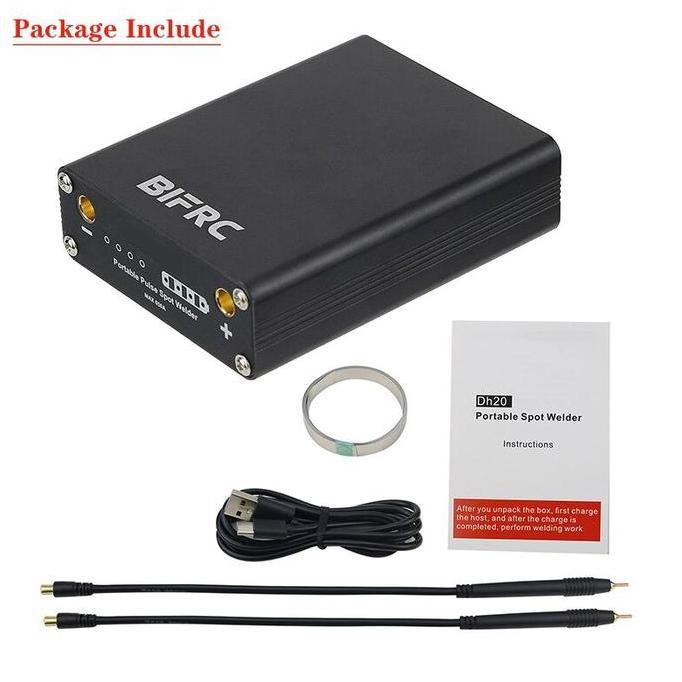 Alat Mesin Las Mini DIY Pulse Spot Welder Quick Release Pen Hitam DH20 Pro+ BIFRC