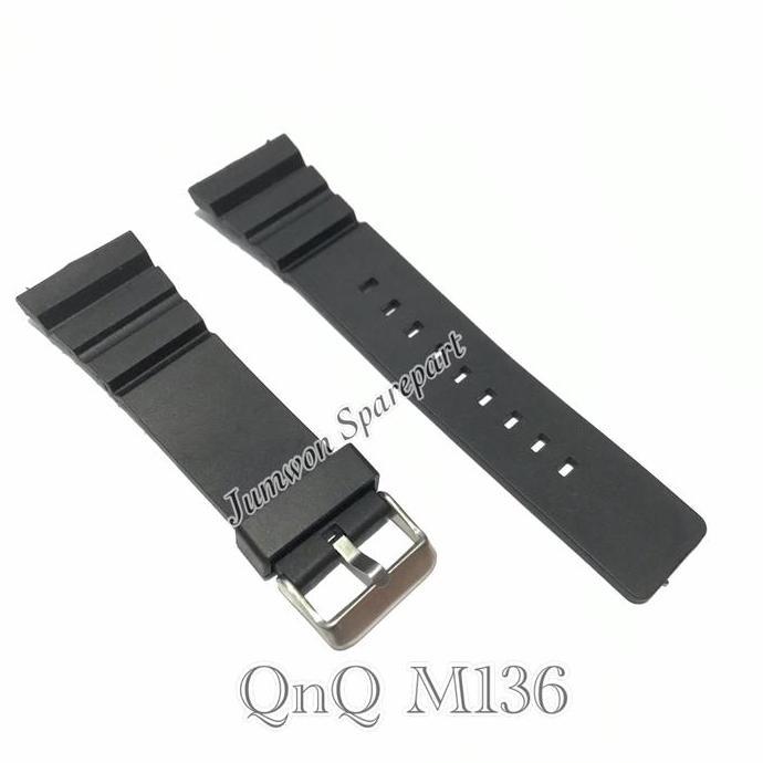Strap Tali Jam Tangan QnQ M136 Tali Jam QQ M-136 Q&Q M136 Digital