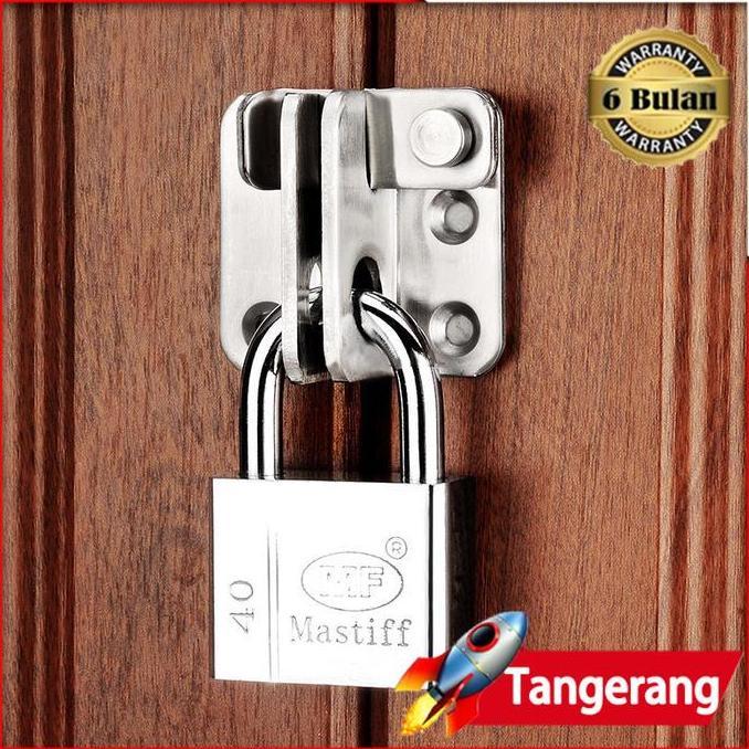CHONELIO Gerendel Selot / Gerendel Overval / Cantolan Gembok Untuk Kunci Pintu Sliding Geser