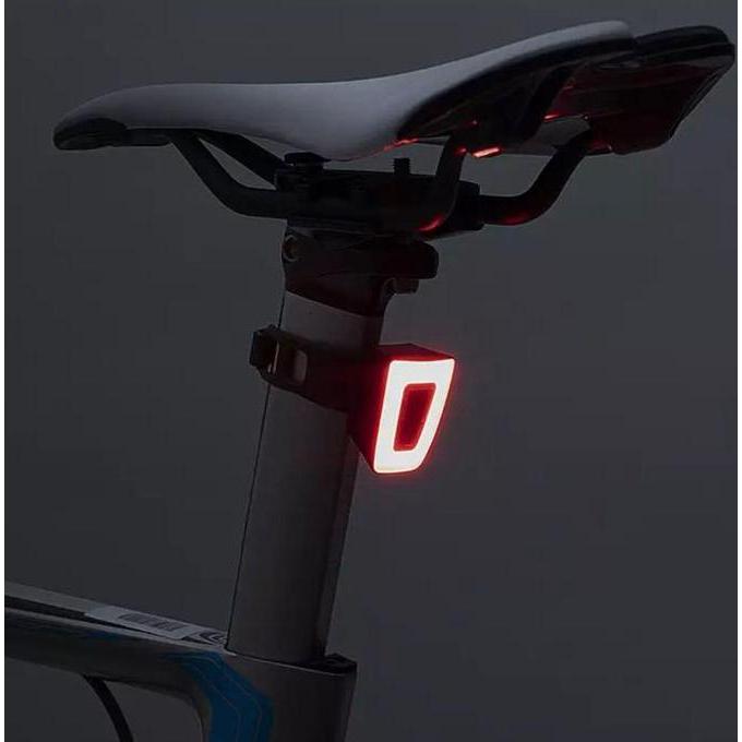 Lampu Belakang Sepeda Helm Rockbros Tt30-Wd Original Rechargeable