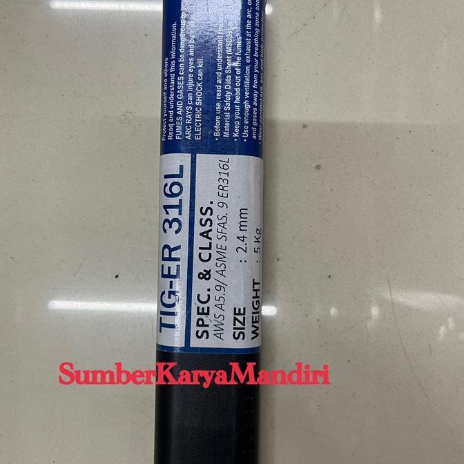 Kawat Las Argon TIG-ER 316L 2,4MM CPRO WELD (5kg)