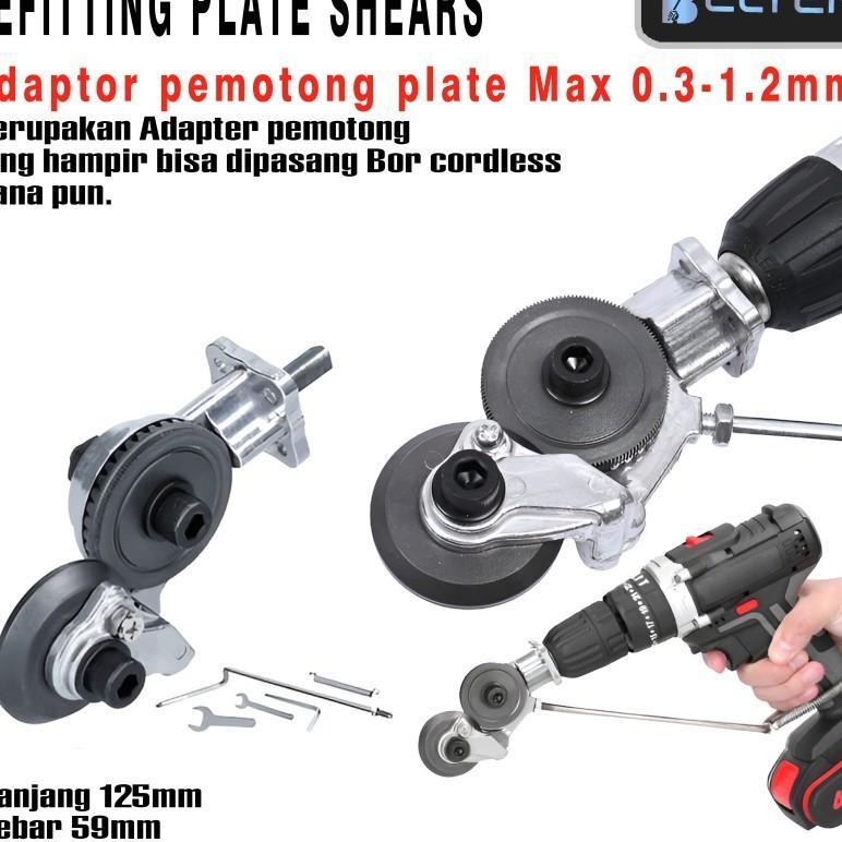 Adaptor Bor Pemotong Seng / Alat Pemotong Lembaran Logam Alat Pemotong