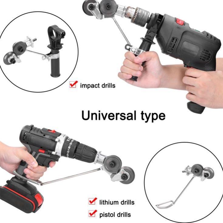 Adapter Bor Ke Gergaji Potong Seng / Plat / Metal Kepala Ganda Multifungsi Ks