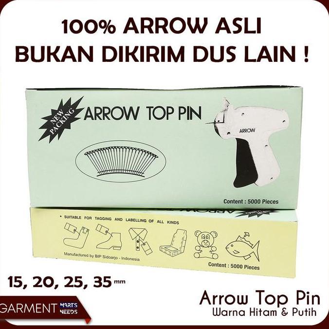 EXQWISITE Arrow Top Pin Tag Pin Isi Refill Tag Gun