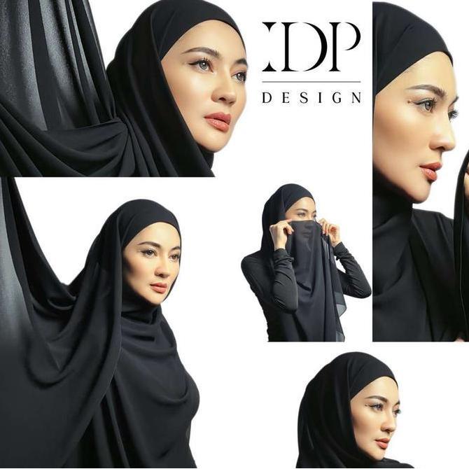 Chiusura- Pasmina Inner Idp Design Kerudung Wanita Muslim,Hijab Instan,Ceruty Rayon Hijab Kaos Panja