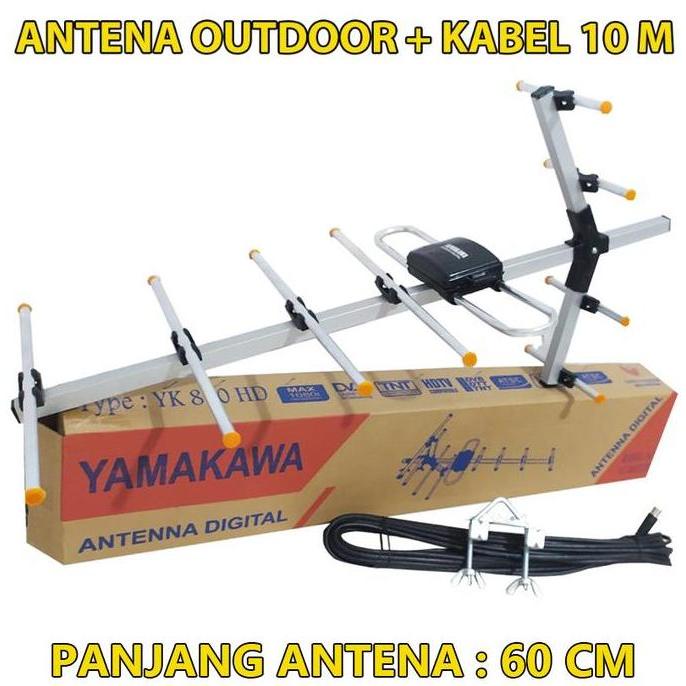 Antena Tv Outdoor Digital Sinyal Kuat + Kabel Vdr V 85 Hd Terlaris