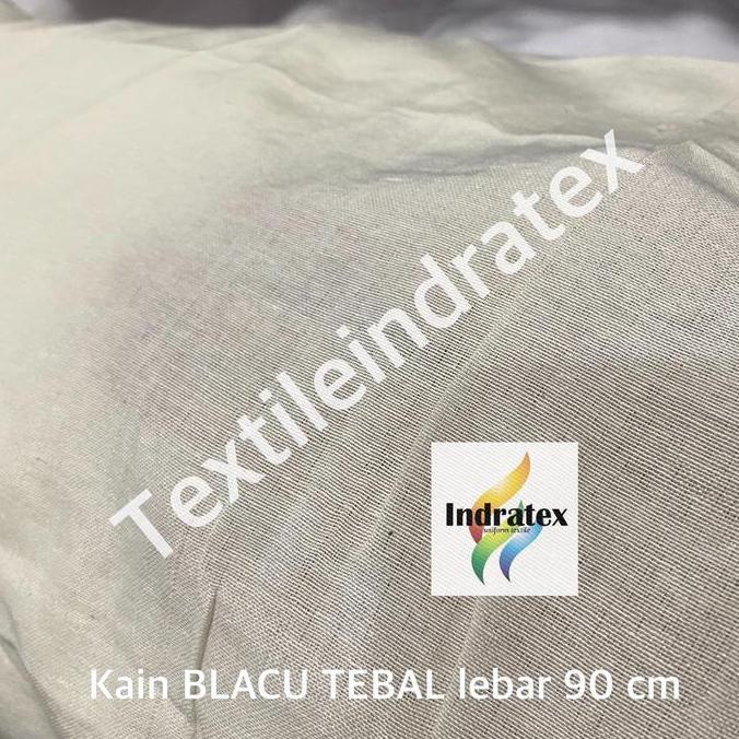 Giocare- ( Per 1 Roll ) Kain Belacu Blacu Tebal Rollan Lebar 90 Cm Warna Putih Beras Bahan Craft Ker
