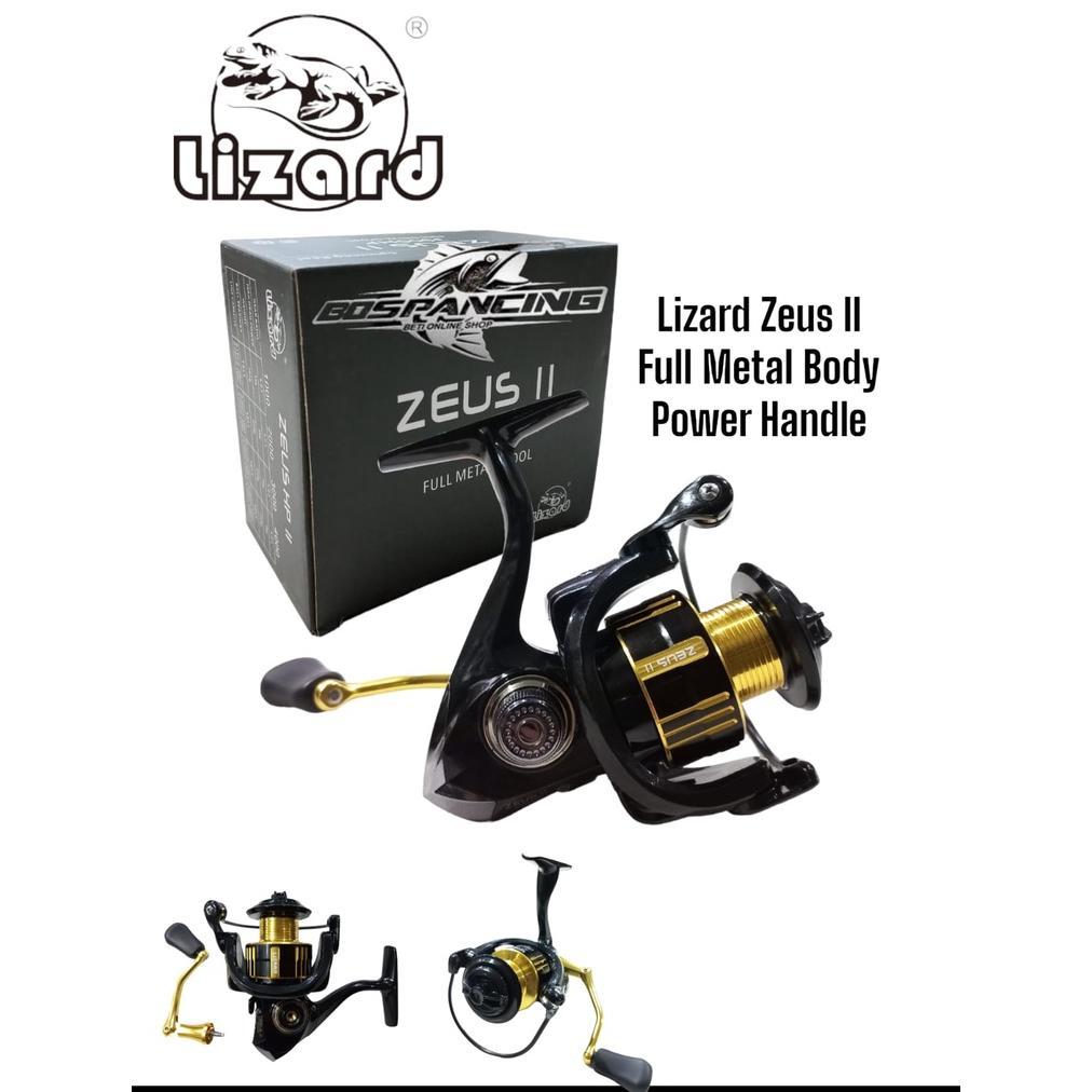 REEL LIZARD ZEUS II 1000-6000 POWER HANDLE - METAL Spool