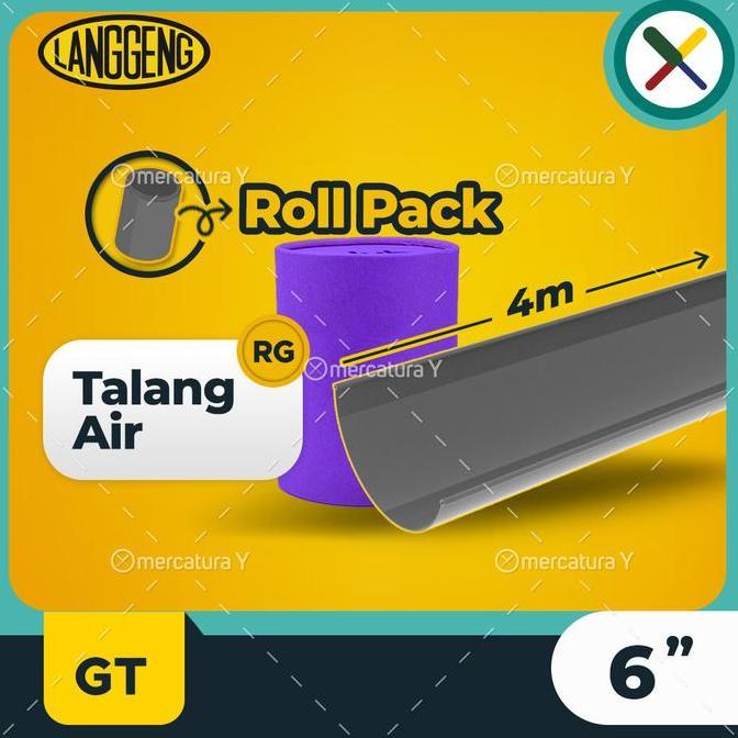 Talang Air Pvc Rg 6" Talang Setengah Lingkaran