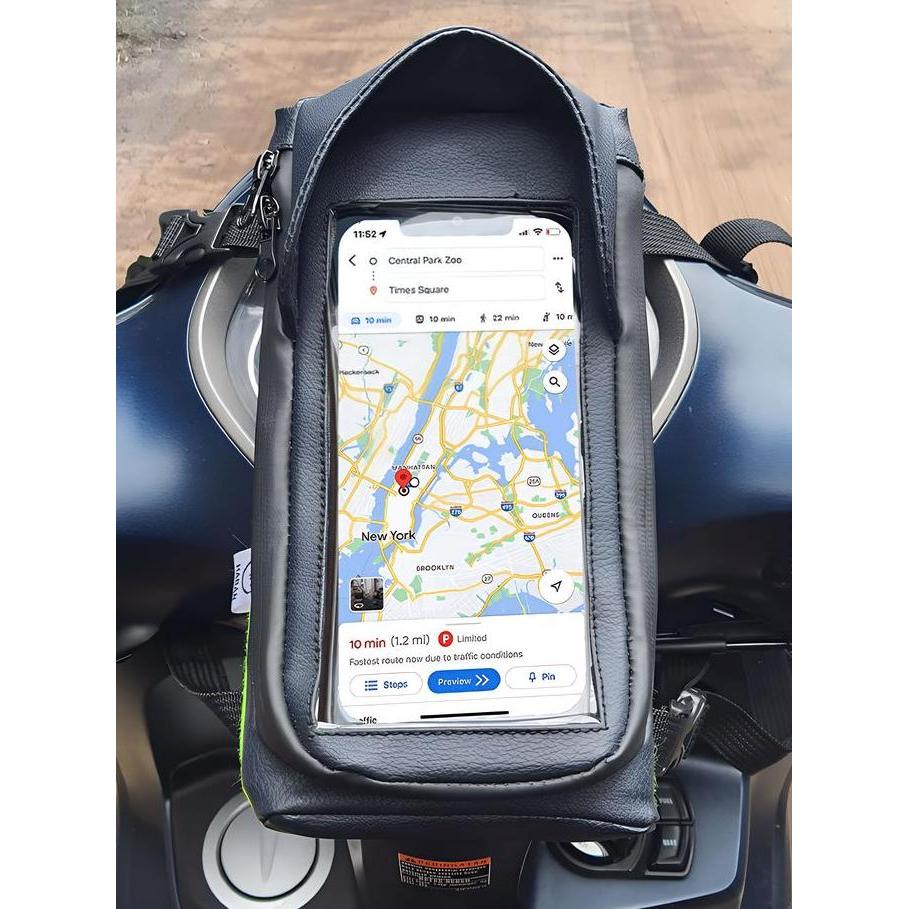 prasminah99 - holder waterproof motor dashbag waterproof pvc depan tas motor anti air waterproof tas