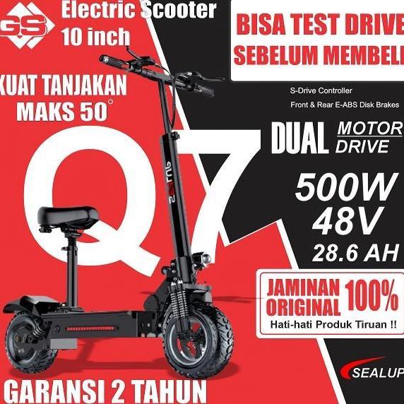 TERLARIS SEALUP Q7 SKUTER LISTRIK / ELECTRIC SCOOTER / SKUTER ELEKTRIK