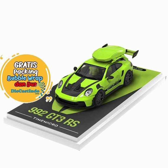 TIME MICRO 1:64 Porsche 922 GT3 RS Green Limited Edition 651/999