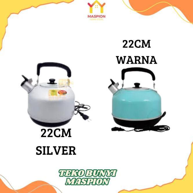 Maspion Teko Ceret Bunyi Listrik Stainles Steel Kettle Electric Mhs Air