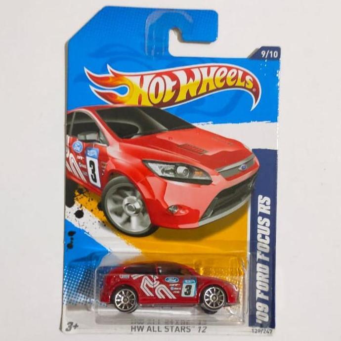 Hotwheels Hot Wheels 09 Ford Focus RS merah 2012 All Stars