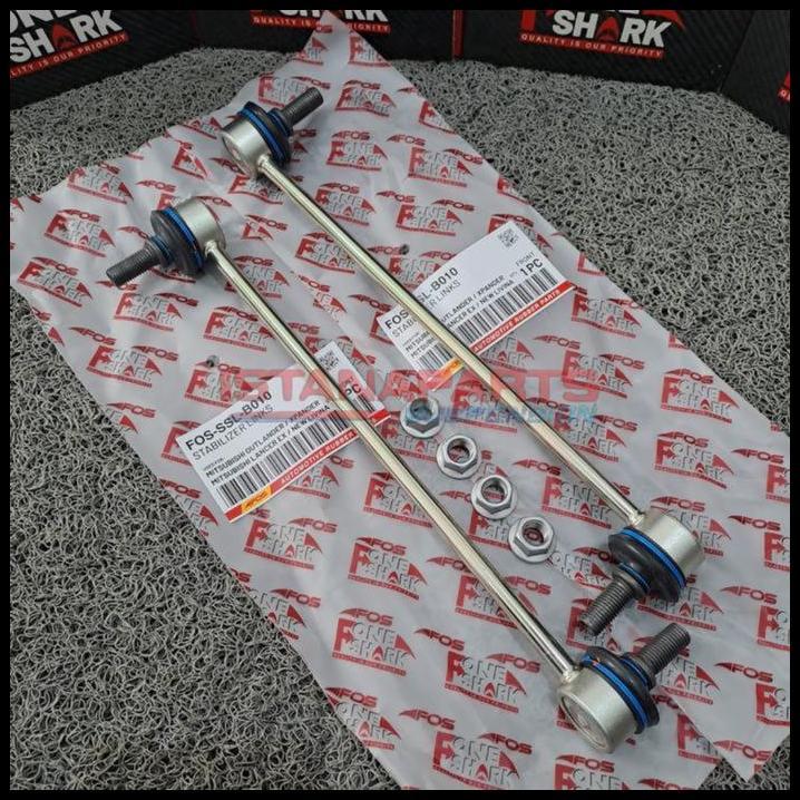 GRATIS ONGKIR LINK STABIL STABILIZER FRONT SWAY BAR MERK F-ONE SHARK FOS OUTLANDER / LANCER EX ORIGI