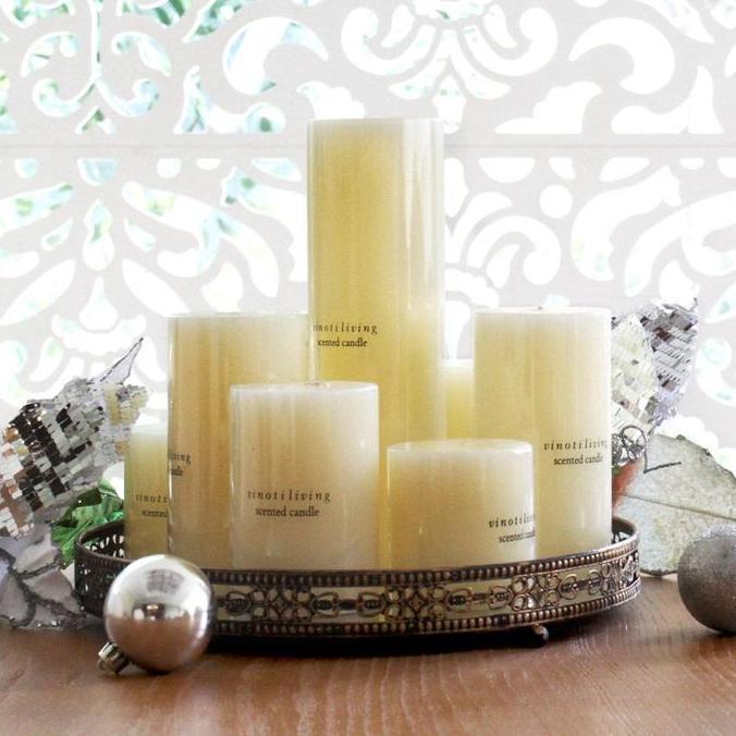 Vinoti Living Pipe Candle - Natural