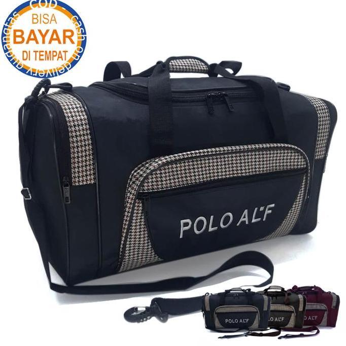 Polo ALF Tas Pakaian Besar Travel Bag Bepergian  51599 jinjing Mudik Selempang Baju
