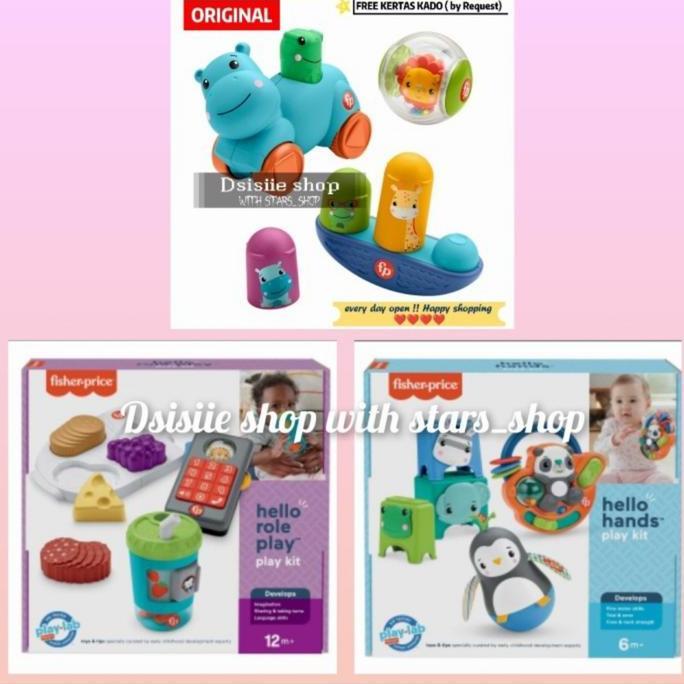 TERLARIS FISHER HELLO MOVES PLAY KIT ORINAL / MAINAN EDUKASI BAYI
