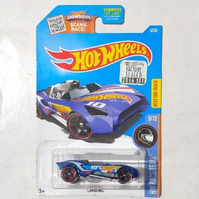 Hotwheels Hot Wheels Carbonic biru Factory Sealed 2016 HW Race Team