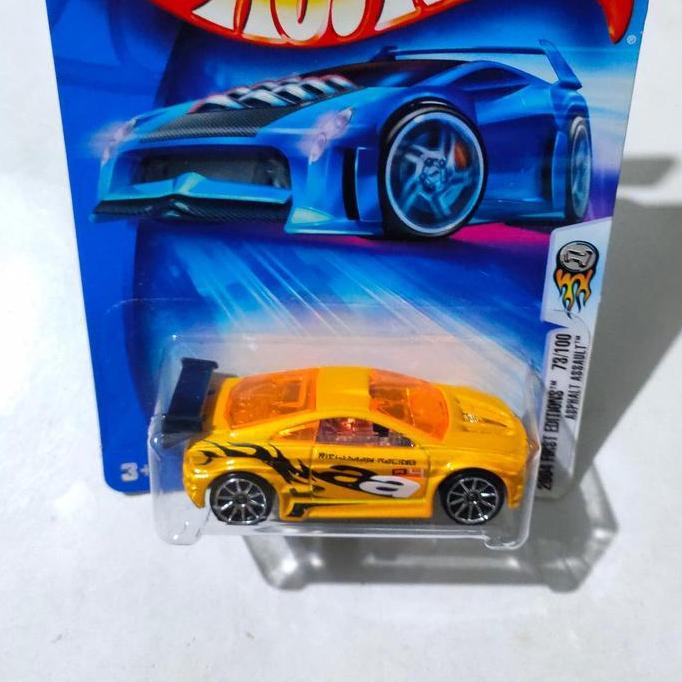 Hotwheels Hot Wheels Asphalt Assault kuning 2004 First Editions kap polos