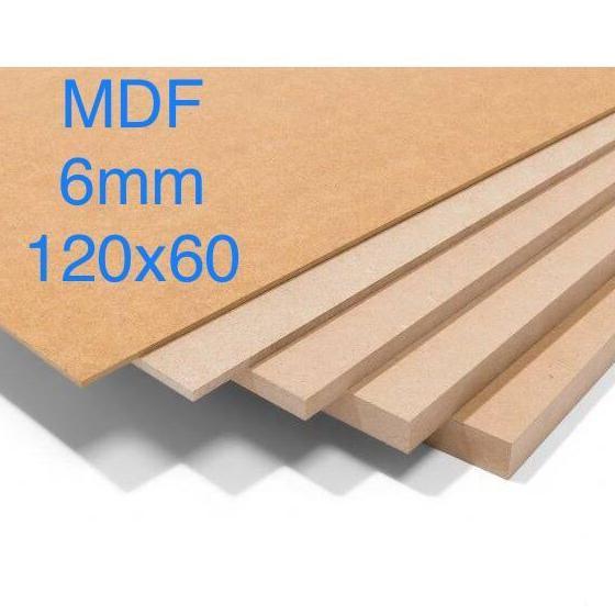 Papan MDF 6mm (120x60)cm, triplek MDF, papan kayu MDF, plywood MDF