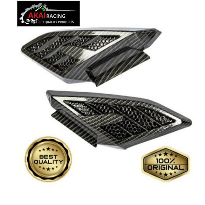 Cover Body Samping Nmax New 2020 Carbon / Cover Pijakan Body Nmax New 2020 Karbon Nemo Original