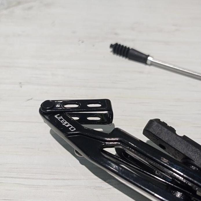 V brake Litepro Alloy Long Arm Hitam Import