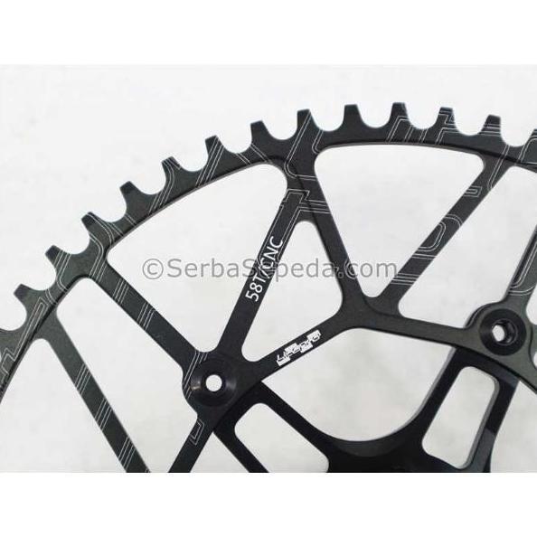 Litepro Plus Crankset 58T Super Hollow - Crankset Sepeda
