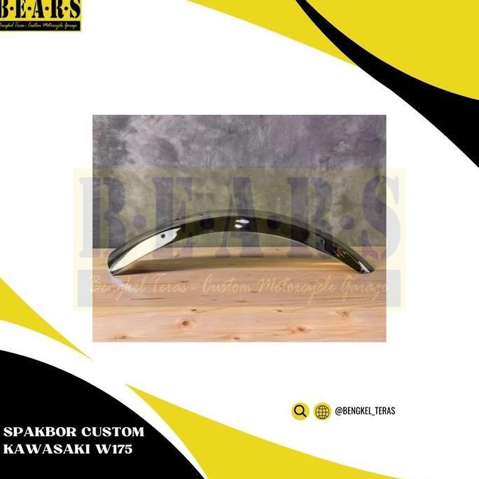 Spakbor Custom Chroom Kawasaki W175 W 175 Chroom Ring 17 British